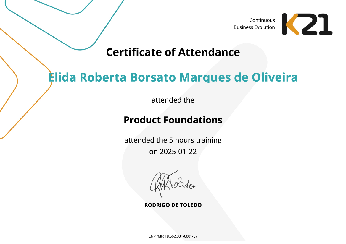 Certificado K21
